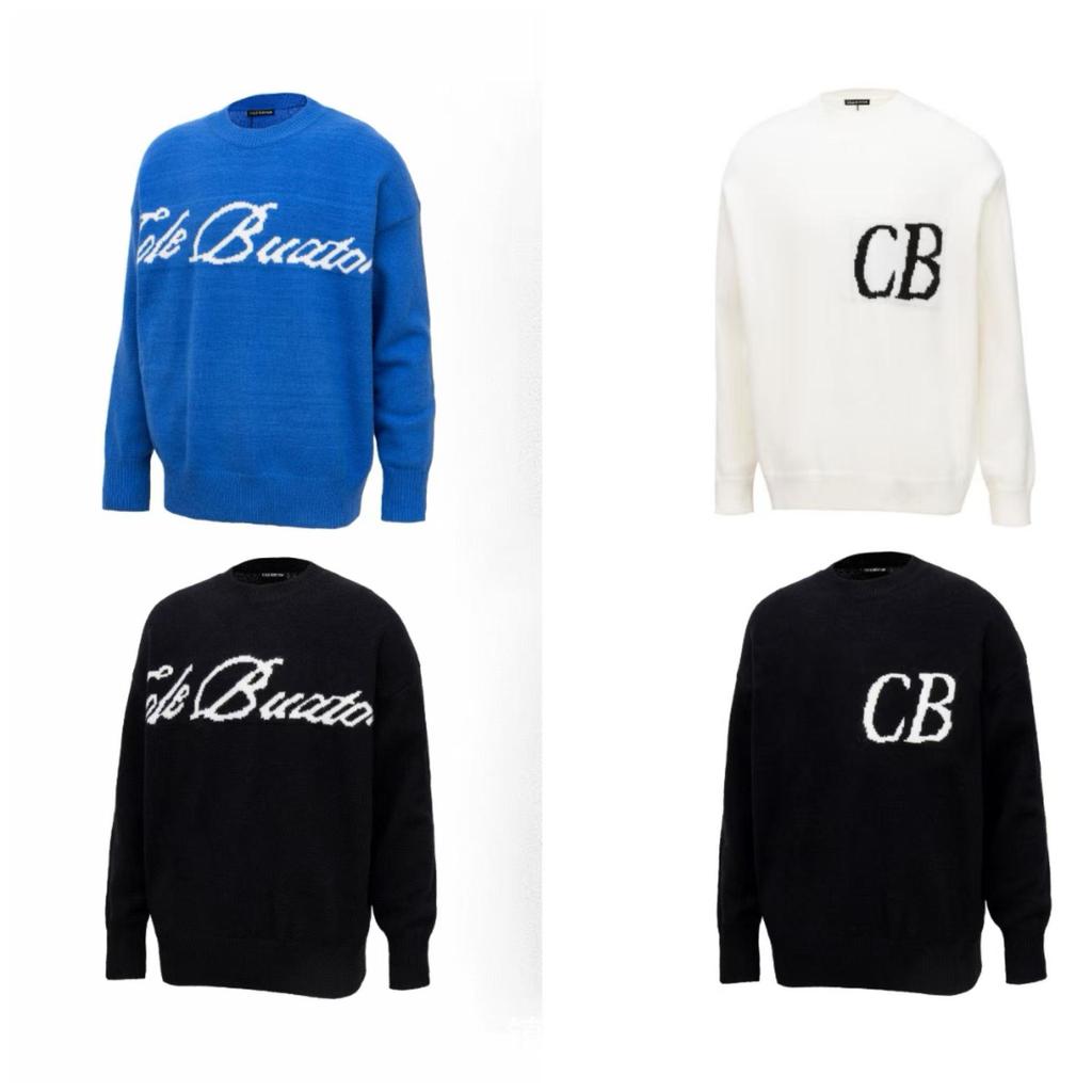 Amerikanischer Cole Buxton Unisex Lockerer Freizeit-CB Pullover Strickware