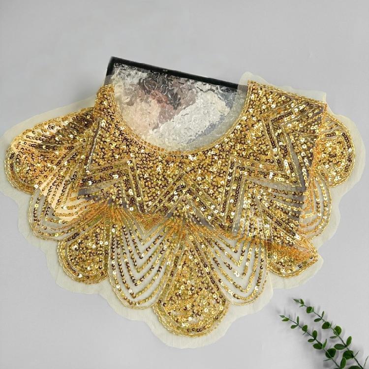 Handcraft Rhinestones Mesh Applique Patches Ideal For Jackets Bags And Costumes