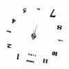 Modern DIY Large Wall Clock Kit 3D Mirror Surface Sticker for Home Office Room