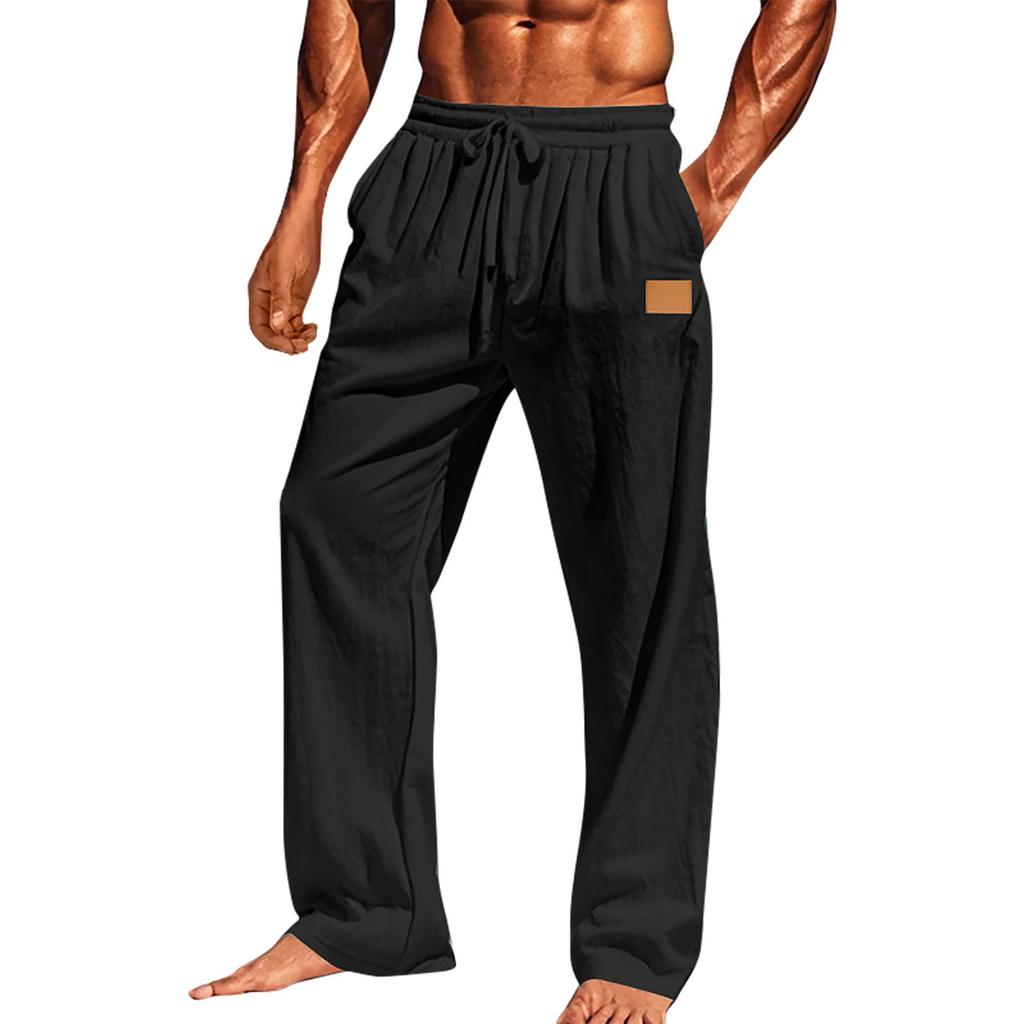 Pánská kombinéza Stahovací vícekapsové ležérní kalhoty Turistické kalhoty Bavlněné keprové kalhoty
