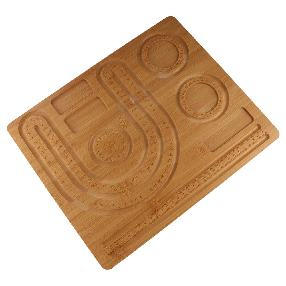 With Scale Wooden Bead Board Multiple Types Jewelry Design Board  Girls Women
