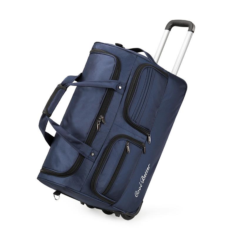 Large-capacity Luggage Case Tugboat Bag Wear-resistant Foldable Luggage Air Consignment Bag Hand-held Thickened Pulley Travel Bag
