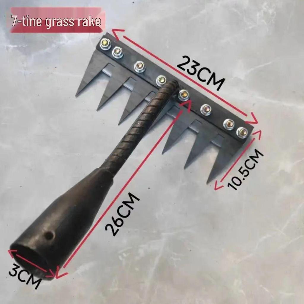 Six-Tooth Manganese Steel Rake: Mini Hoe for Weeding and Soil Loosening
