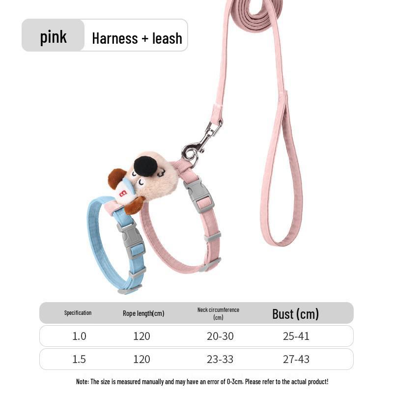 Little Bee Cat & Small Dog Harness and Leash Set