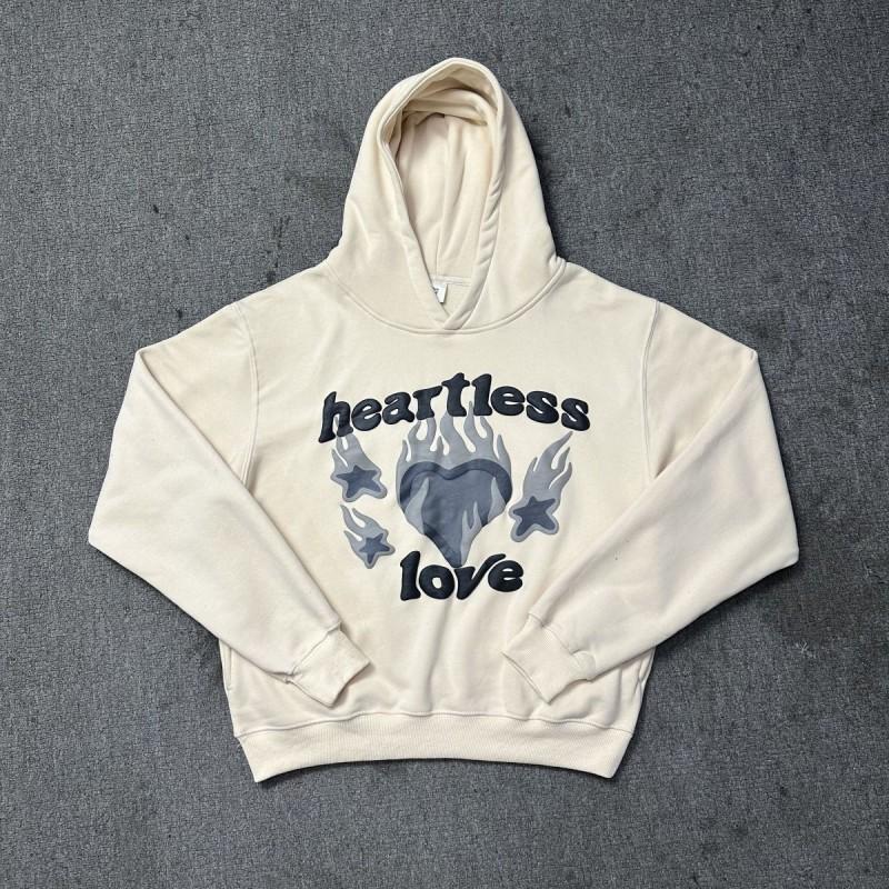 Broken Planet Streetwear Hoodie Set With 3D Puff Print Loose Fit Cotton Sweatshirt Men
