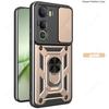 Slide Lens Armor Funda for Vivo Y400 5G Global Case for Vivo Y400 5G Case Magnetic Ring Stand Holder Cover Shockproof Capa