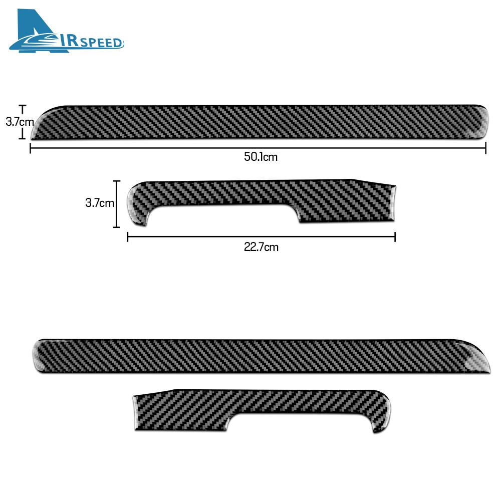 Real Soft Carbon Fiber Sticker LHD RHD for Volkswagen VW Golf 6 GTI MK6 2008 2009 2010 2011 2012 2013 Center Console Interior