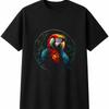 Botanical Macaw Mens Womens T-Shirt Bird Nature Unisex Novelty Gift Tee Funny