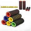 1 Pair Universal Grip Comfort Sponge Foam Handle Bar Motorcycle Dirt Bike E-bike Grip Cover Non-slip Soft Handlebar Bicycle Part