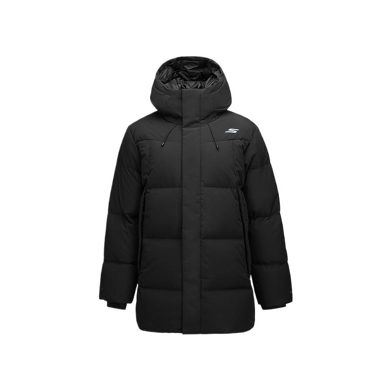 Skechers Comfort Sports Series Hooded Warm Simple Down Jacket Men outerwear P425M033-0018 S