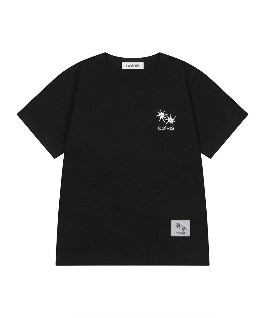 Koiliseu Rowneck Back Lettering Short Sleeve T-Shirt (3 Colors)