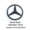 Car Sticker 1Pcs Car Front Grille Badge Decal Cover Emblem for Mercedes Benz W204 W205 W210 W211 W212 W213 C E Class GLA GLK ML 
