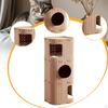 Cat House Tree Play Rest Pet Supplies Sleeping Place Portable Scratch Post Pets Bed