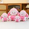 Strawberry Cuddly Rabbit Plush Toy Cute Cartoon Girl Children Holiday Gift Doll