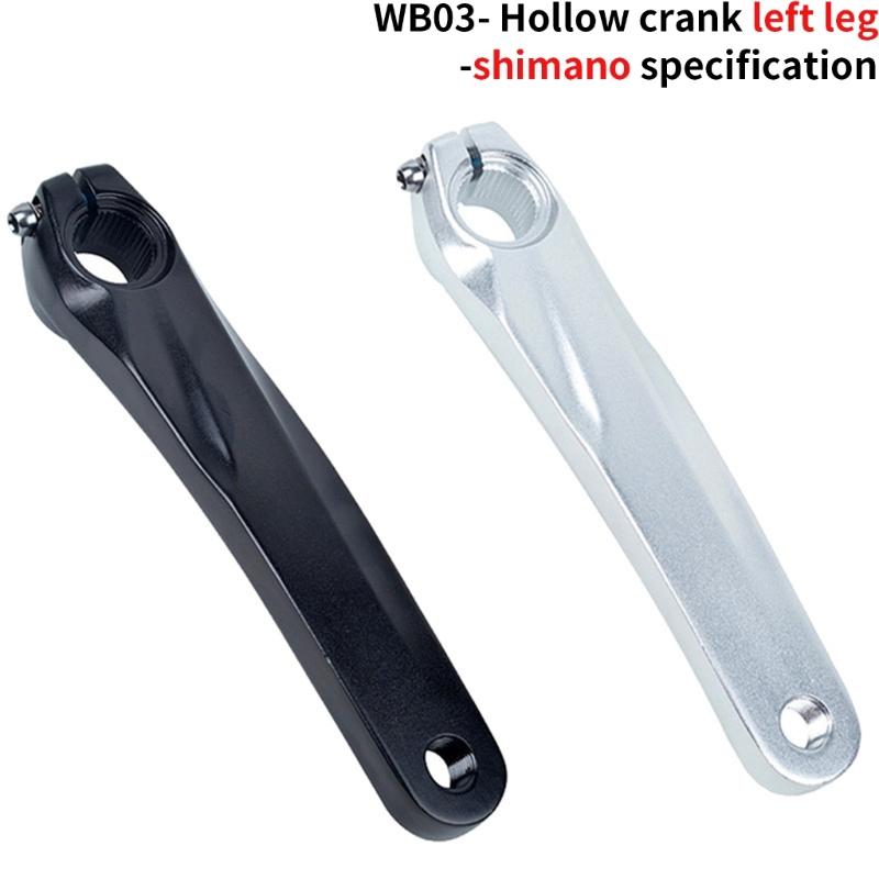 Bicycles Crank Arm, 220mm Aluminium Alloy Direct Mount Crank Arm Black Left Crank Arm Replacements for Mountain Bicycles