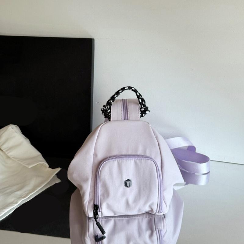 

Small tip bag triangular dumpling backpack bag unlockable messenger bag multi-back method messenger multi-purpose messenger bag backpack фиолетовый