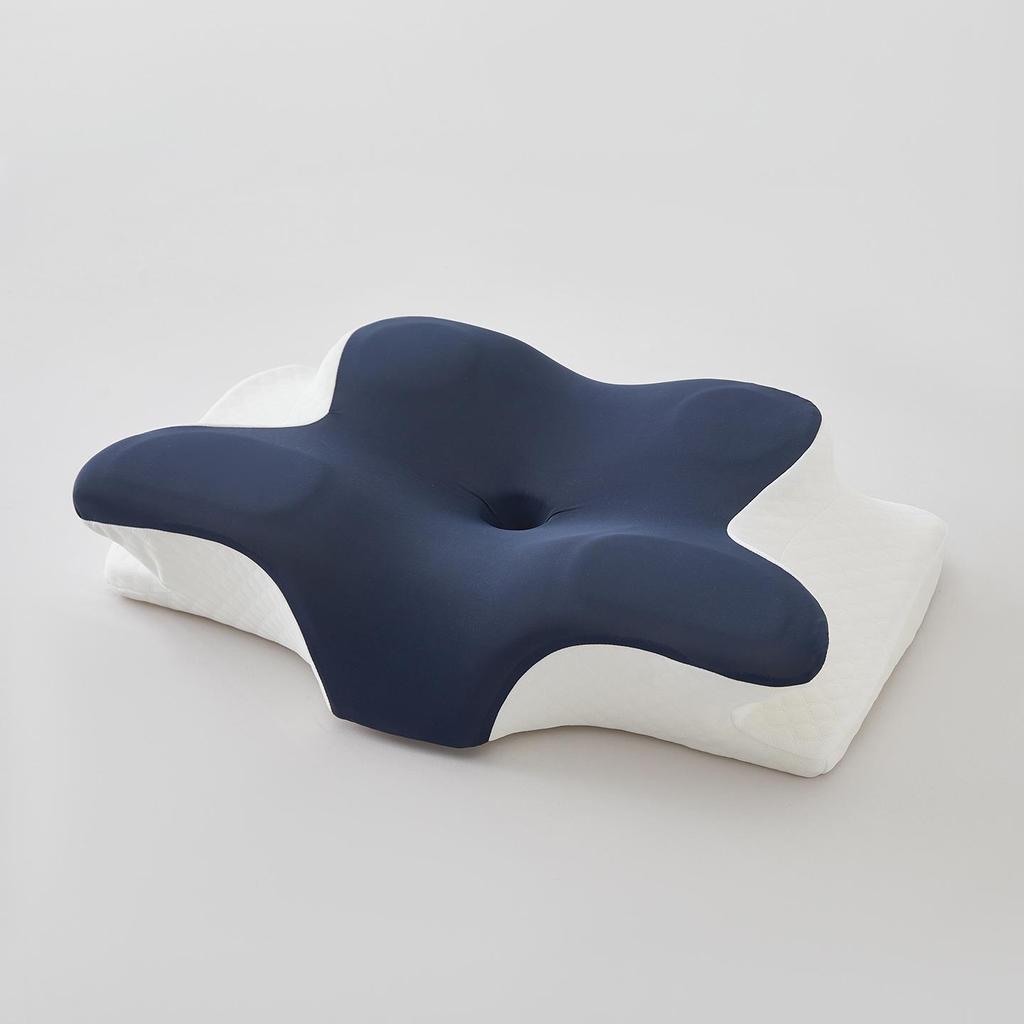 Poduszka na kark z pianki memory w kształcie motyla - Ergonomiczna poduszka wspierająca odcinek szyjny