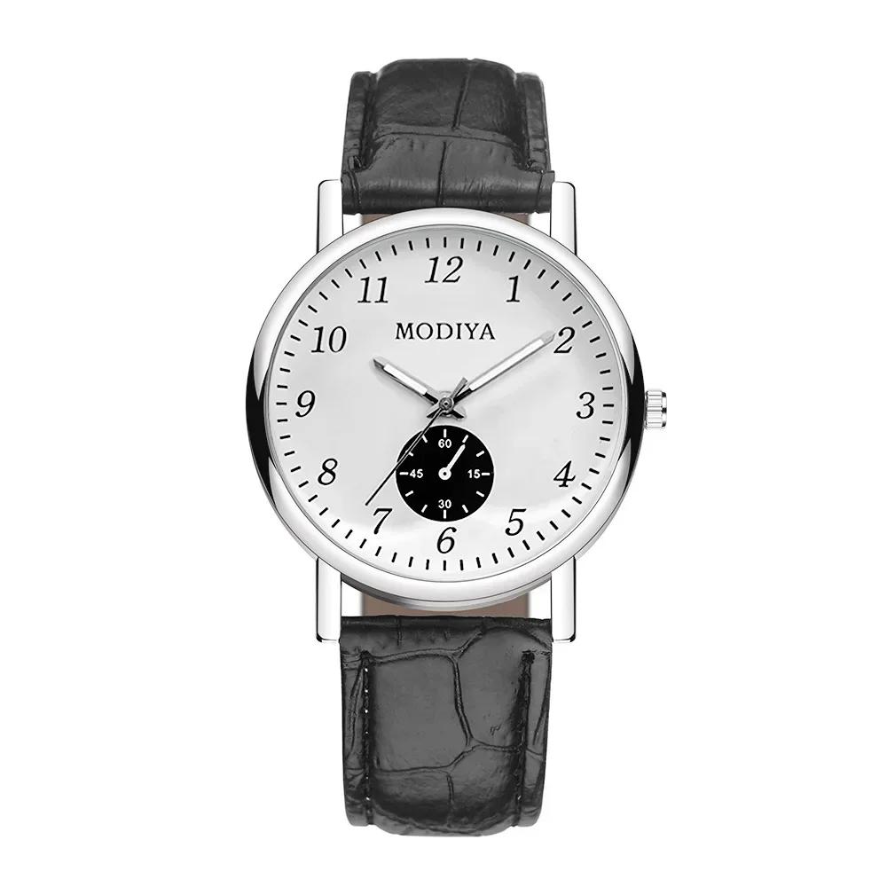 Business Luxury Leather Strap Analog Quartz Watches for Men Women Wristwatches Clock Casual Simple Man Watches Reloj Hombre