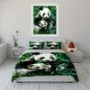Pandas Surrounded by Bamboo. Bedding Sets Duvet Cover Sets Duvet Covers Pillowcases(1*Duvet Cover 2*Pillowcases Without Duvet Insert)
