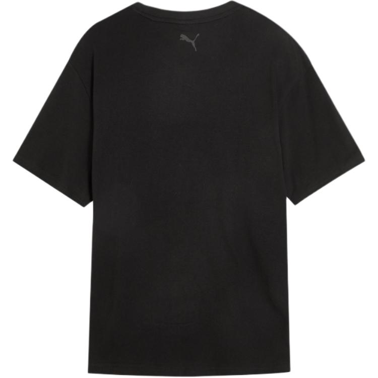 Puma Graphic Loose Fit Short Sleeve T-Shirt Unisex Tops Black 690748-01