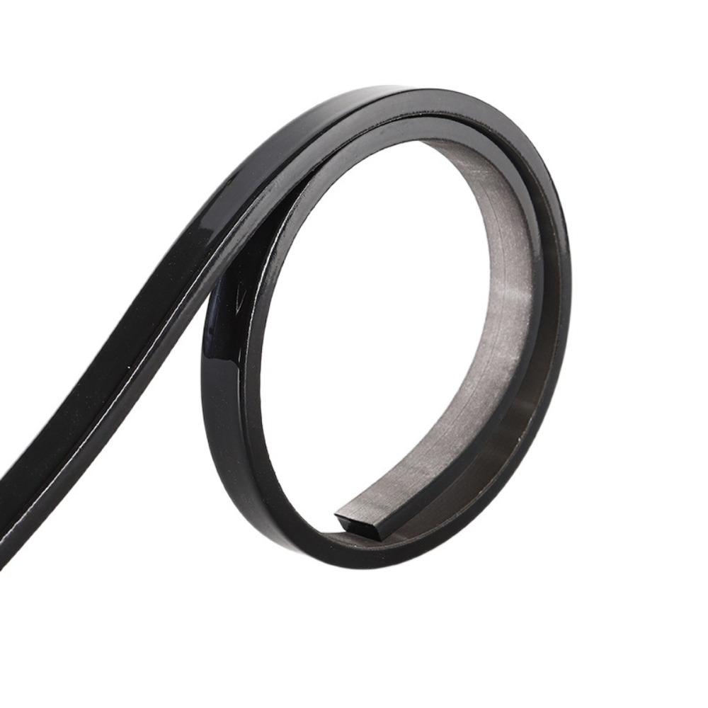 

Самоклеящийся настенный молдинг, отделка, отклеивающаяся и приклеивающаяся отделка кромок плитки, сделай сам, декоративная панельная планка, дом 5m x 15mm чёрный