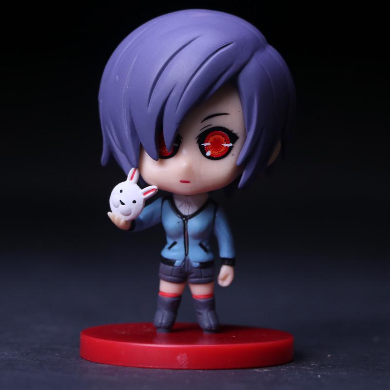 8CM Anime Ghoul Kaneki Ken Model Touka Kirishima Toy Gift Collection Shuu Tsukiyama Action Figure Gift Set Model Doll