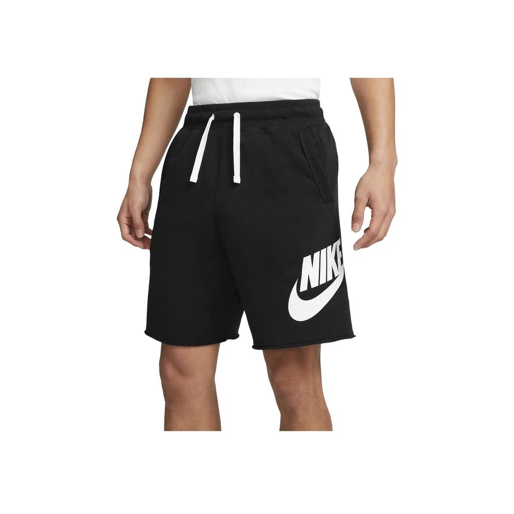 Nike Club Logo Solid Athletic Training Shorts Men Bottoms Black DX0503-010