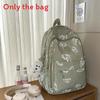 Simple Capacity Large Backpack With Butterfly And Letter Print Design For Daily