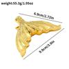 Vintage Mermaid Tail Shape Long Tail Clip Student Stationery Handclip Creative DIY Journal Student Supplies Stationery