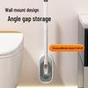 Household Long-Handle Soft Bristle Toilet Brush Set for No Dead Angle Cleaning