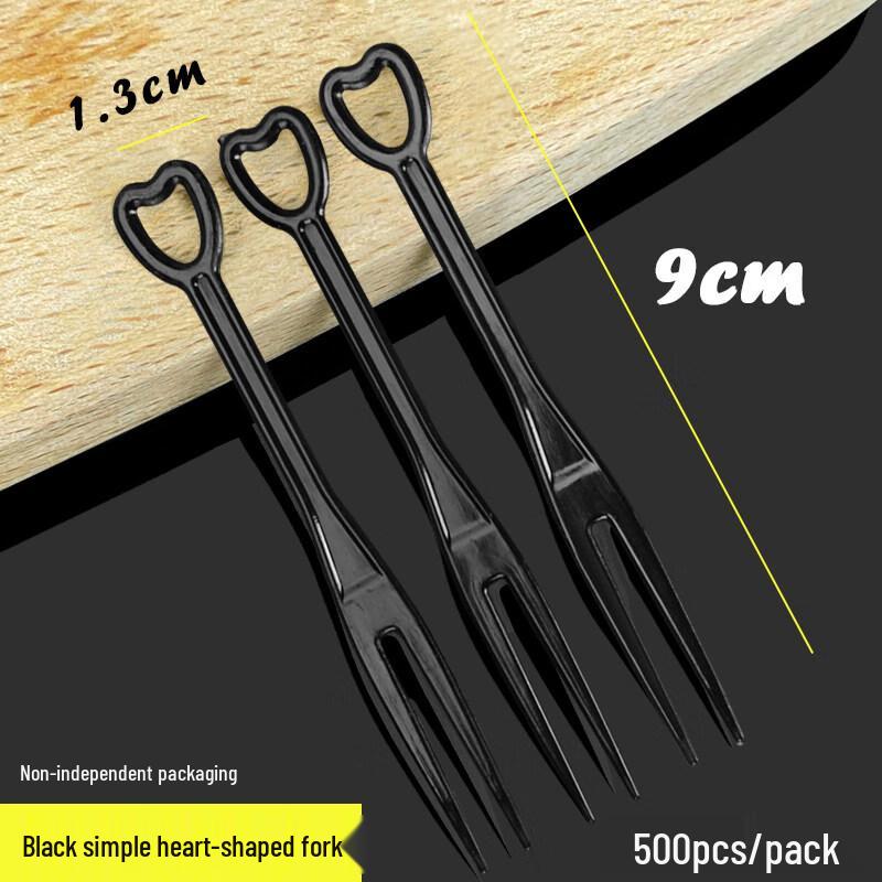 ZISIZ Disposable Plastic Fruit Forks