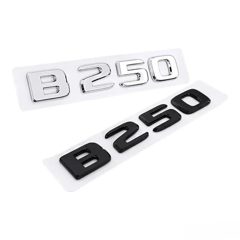 GWRA8 3D ABS Letters Decal Car Body Trunk Emblem Sticker for Mercedes Benz B180 B200 B220 B250 B260 Exterior Accessories