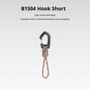 Multifunktionaler Dreieck-Karabiner 7-Strängiges Anti-Lost Schlüsselband Handgelenk-Haken 1,5 cm max. Öffnung für Outdoor-Camping Taschenlampe Schlüssel