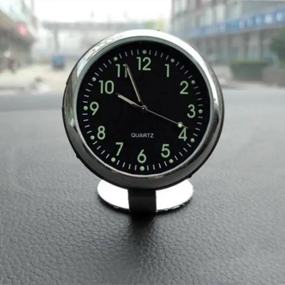 Car Clock Ornaments Automotive Digital Decoration Charms Automobiles Interior Dashboard Watch Decor in Auto Accessories