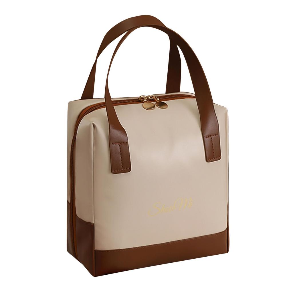 MGizo DtiSpectrum Makeup PU Leather Cosmetic Large Portable for Travel and Business Trips Pouch, Bag, Capacity, Cute, Lightweight, Waterproof,