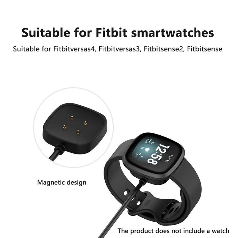 Ładowarka do smartwatcha dla Fitbit Sense 2 Watch Zamienny kabel do ładowania Adapter dla Fitbit Versa 3 4 USB Ładowarka do smartwatcha
