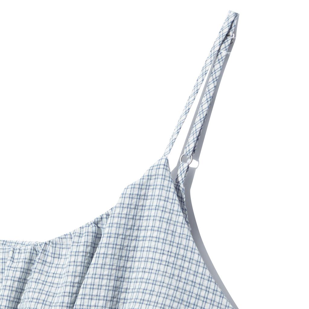 INTERCREW Women'S Bustier Check Dress S Blue Ita2Ol52Asb