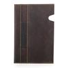 A5 Crazy Horse Leather Notebook Cover with Pen Slot - Handmade Cowhide Simple Wipe-Open Design