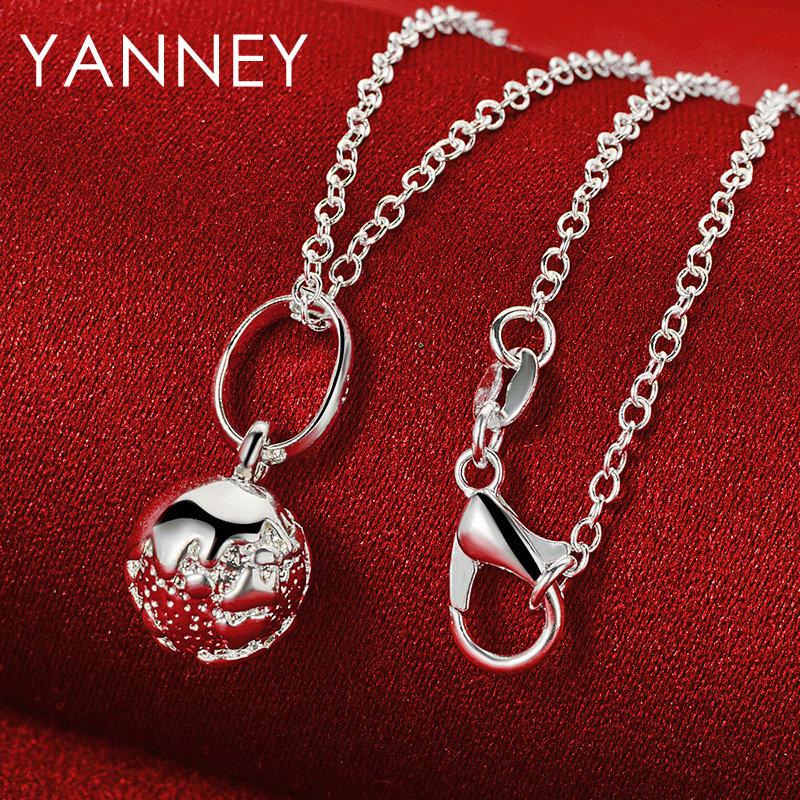 

Charm 925 Sterling Silver 16-30 Exquisite Heart-Shaped Lock Necklace for Women Wedding Elegant Party Accessories Gift 40cm