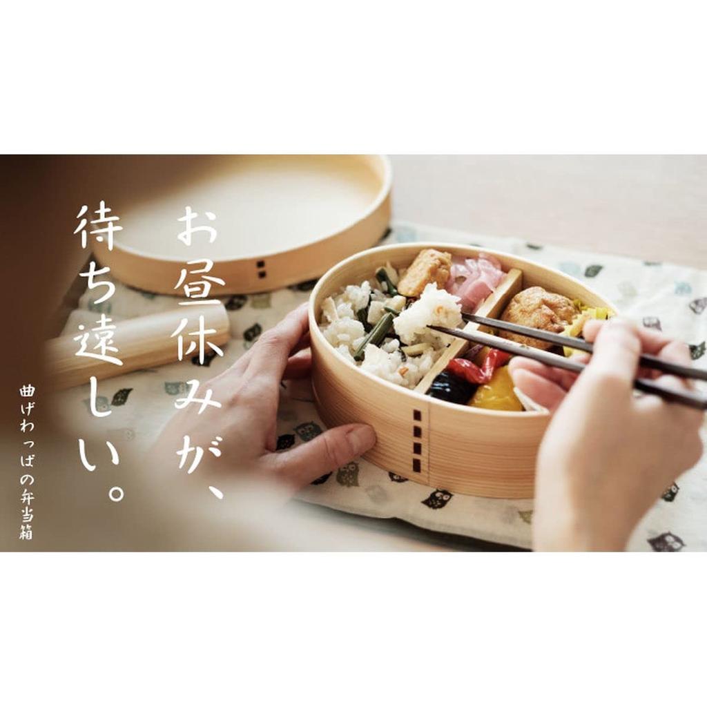 J-kitchens Wappa One-Tier Bento Box, 17.5 X 13 X 6.8 Cm, Rounded Finish, Made In Japan