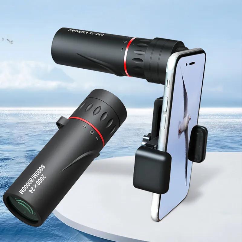 

2000x24 Monocular Telescope Mini Portable HD Low Light Binocular Waterproof Outdoor Camping Climbing Birdwatching Telescopes