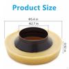 Toilet Replacement Kit with Brass Bolts Toilets Seal Bowl Gasket Fits 3 Inch or 4 Waste