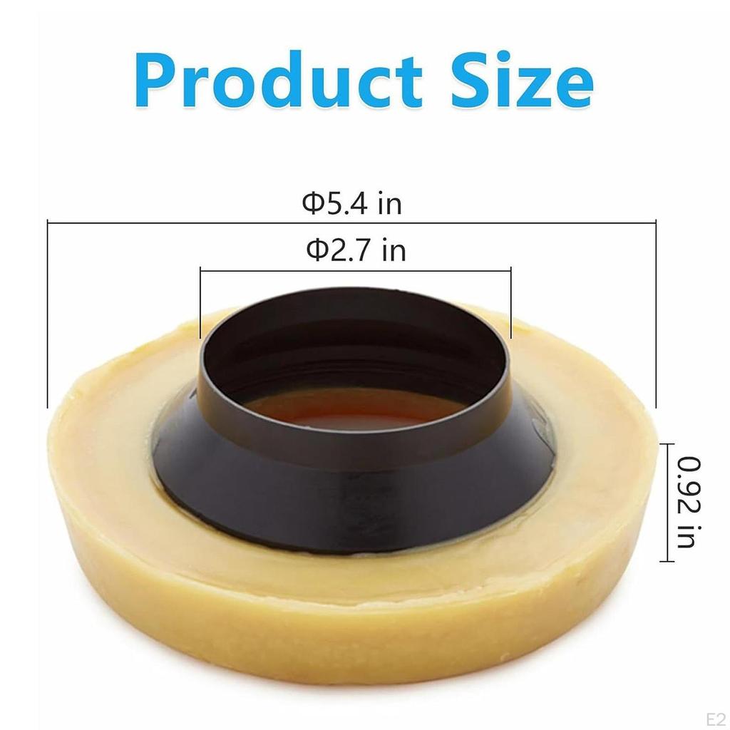 Toilet Replacement Kit with Brass Bolts Toilets Seal Bowl Gasket Fits 3 Inch or 4 Waste