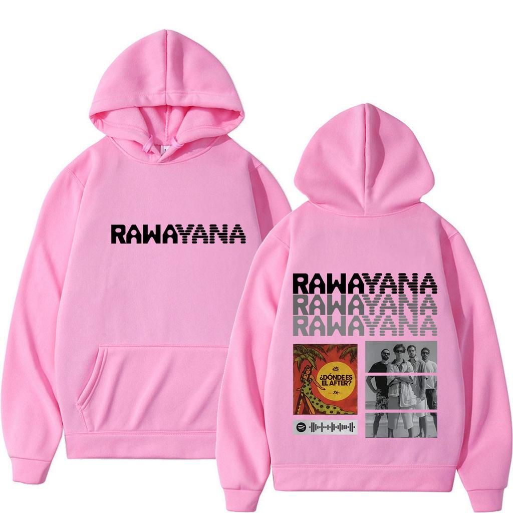 Rawayana ¿Donde Es El After? Tour 2026 Print Print Hoodie Men Women Fashion Pullover Long Sleeves Loose Gothic Punk Sweatshirts