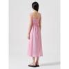 8SECONDS Check Smocking Sleeveless Dress Pink (324771Lyfx)