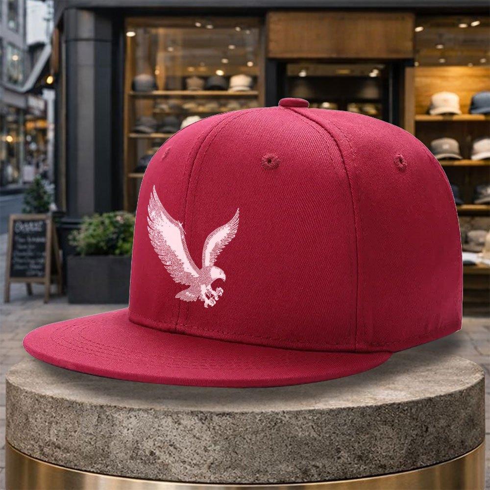pc Eagle Print Baseball Cap Adjustable Snapback Suitable for Golf  Travel Lightweight Unisex Flat Brim Hat with Eagle in Flig