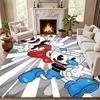 Cuphead Teppich Fußmatte für Wohnzimmer oder Schlafzimmer Schutzmatte unter dem Stuhl Bürodeko Weihnachtsgeschenk Geburtstagsgeschenk