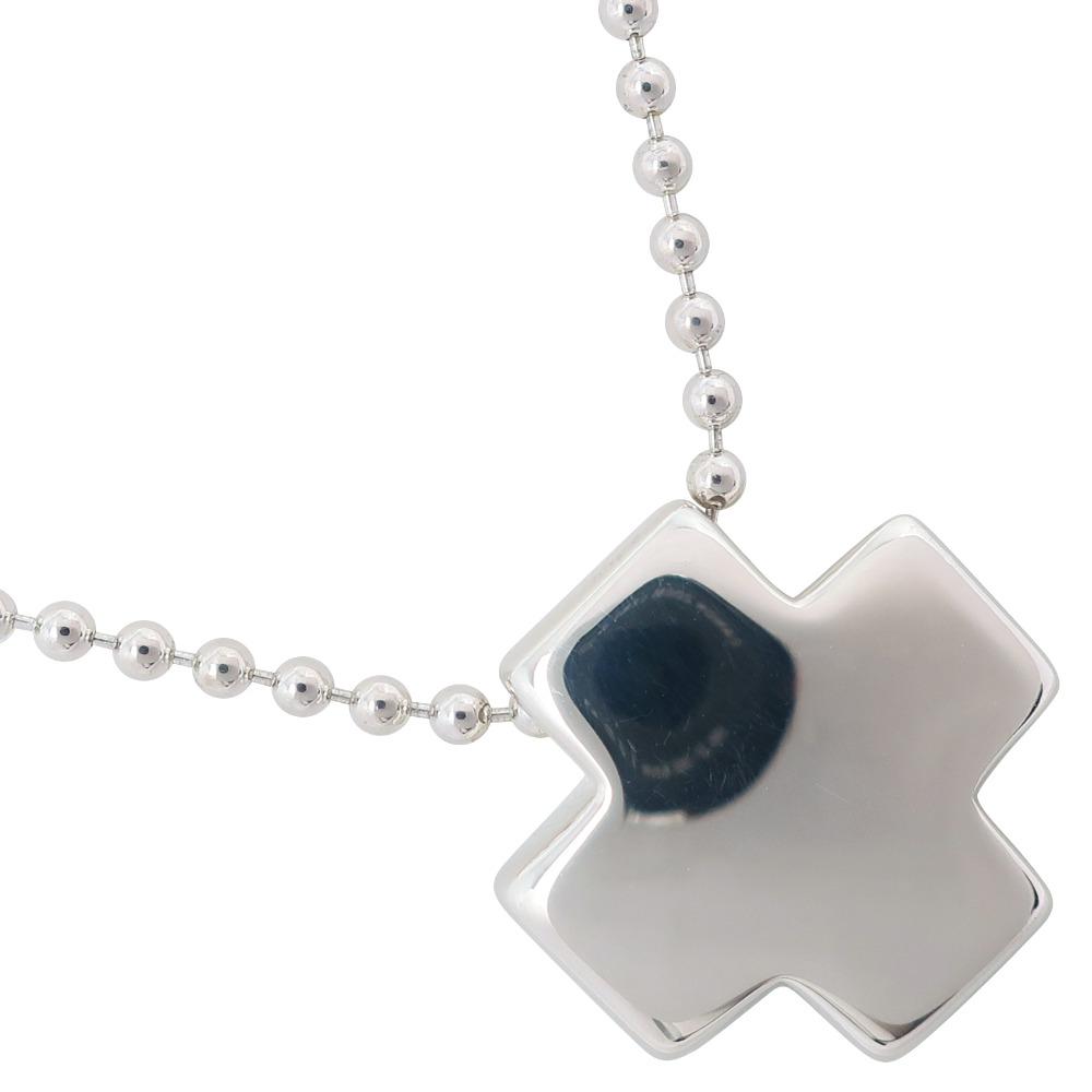 

TIFFANY&Co. Roman cross Necklace Ball chain Silver925 cross 13.7g Women Used
