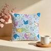 Glittery Mermaid Cat Blast Cushion Cover Soft Pillow Cases for Home Bedroom Living Room Sofa