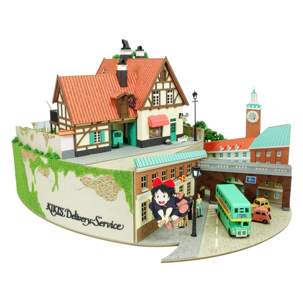 Sankei Studio Ghibli Series Delivery Service Diorama Papercraft Kiki's MP07-37